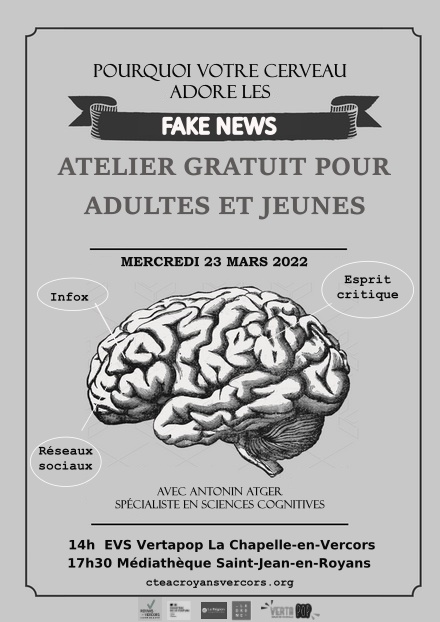 Poster fake news bulle