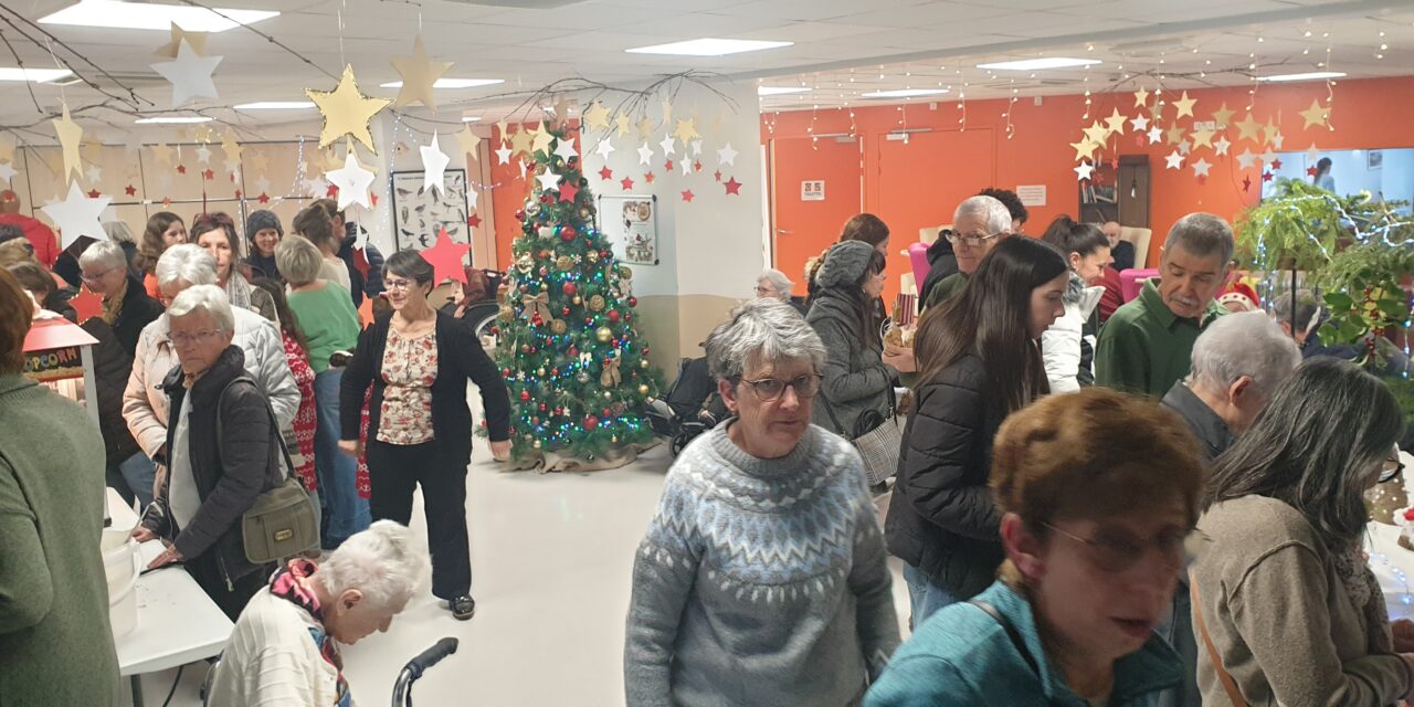 Grand succès pour le 1er marché de Noël à l’EHPAD de la Matinière